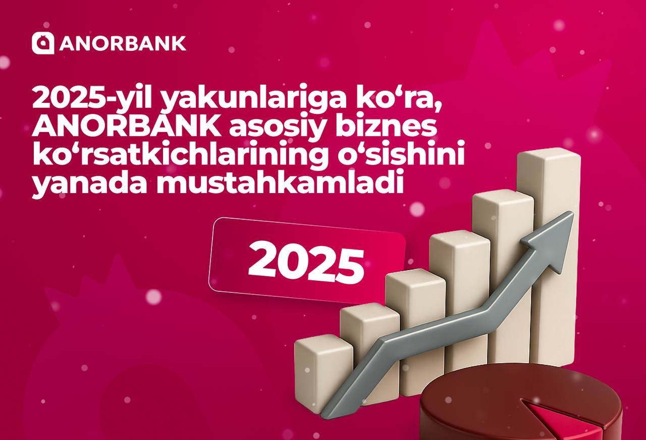 ANORBANK 2025 йилни сарҳисобини тақдим қилди