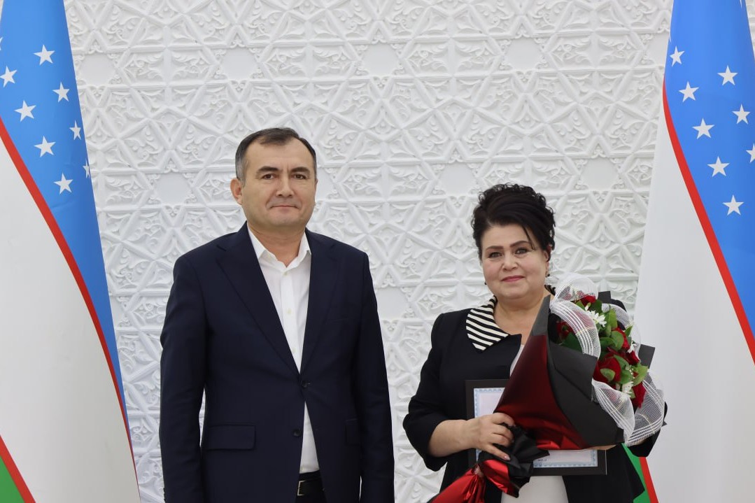Қашқадарё вилоятидаги банк соҳаси вакилларининг йиллик меҳнати эътироф этилди — фото