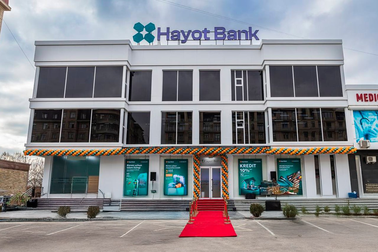 Hayot Bank устав капиталини 100 млрд сўмга оширмоқда