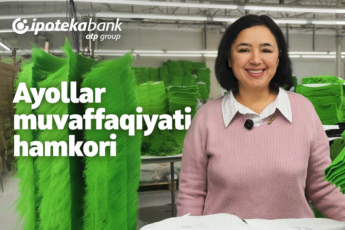 Ipoteka Bank OTP Group барча аёлларни байрам билан табриклайди