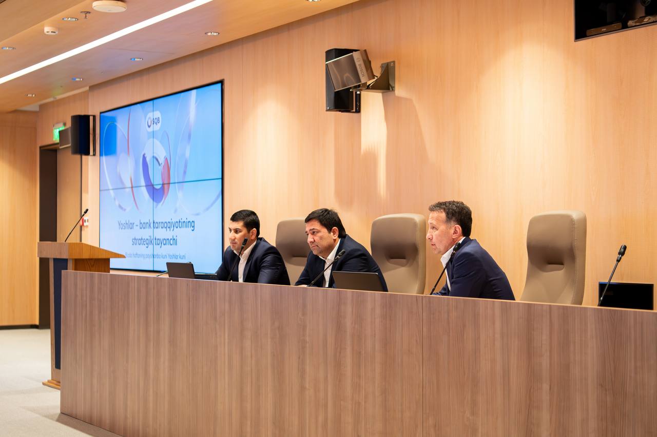 Ўзсаноатқурилишбанкда ёшлар бандлигини таъминлаш масалалари муҳокама қилинди
