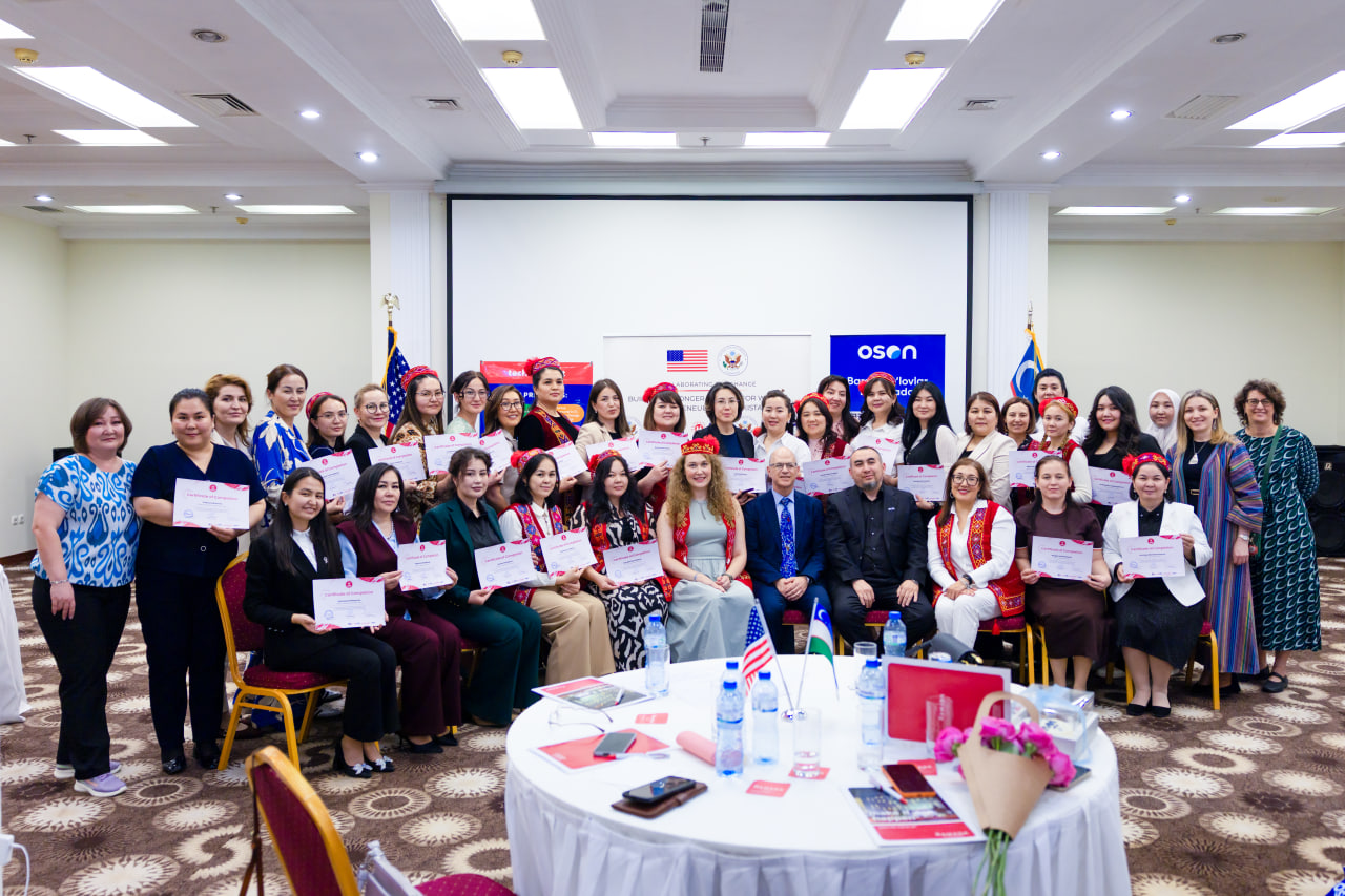 OSON, АҚШ элчихонаси ва Tech4Impact аёл тадбиркорлар учун AWE 3.0 дастури натижаларини тақдим этди