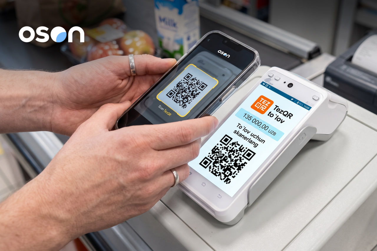 Tez QR энди OSON иловасида ҳам мавжуд