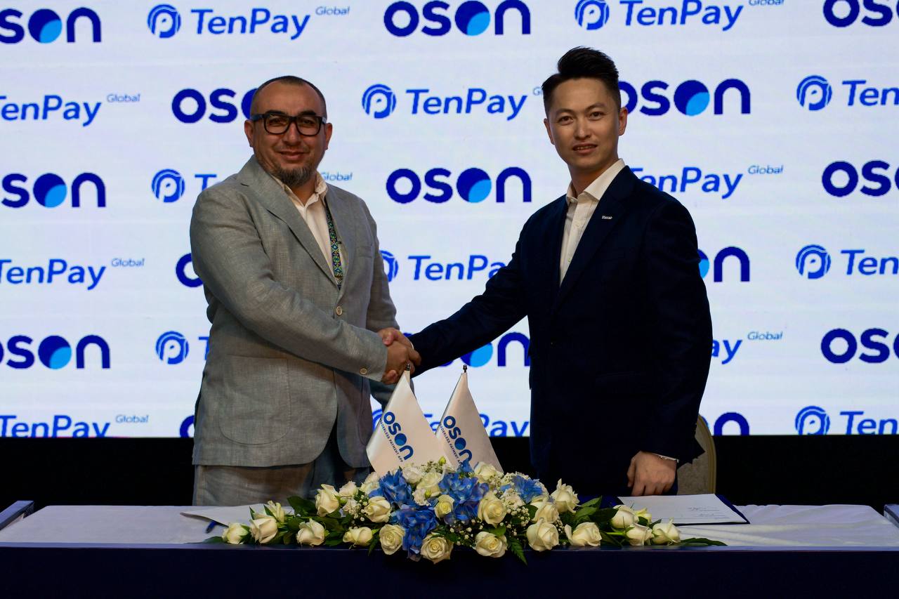 OSON ва Tenpay Global (WeChat) Хитой ҳамда Марказий Осиё учун тўлов ечимларини ривожлантиради