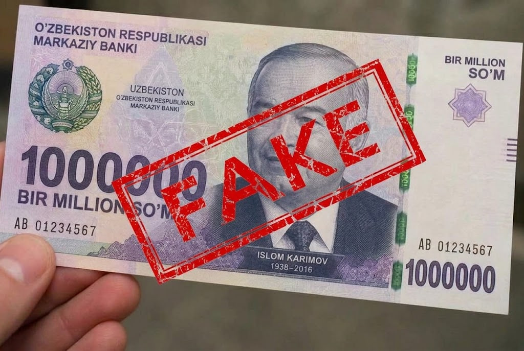 бир миллион сўмлик банкнот